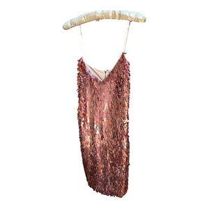 Alice + Olivia Pink Sequin Dress